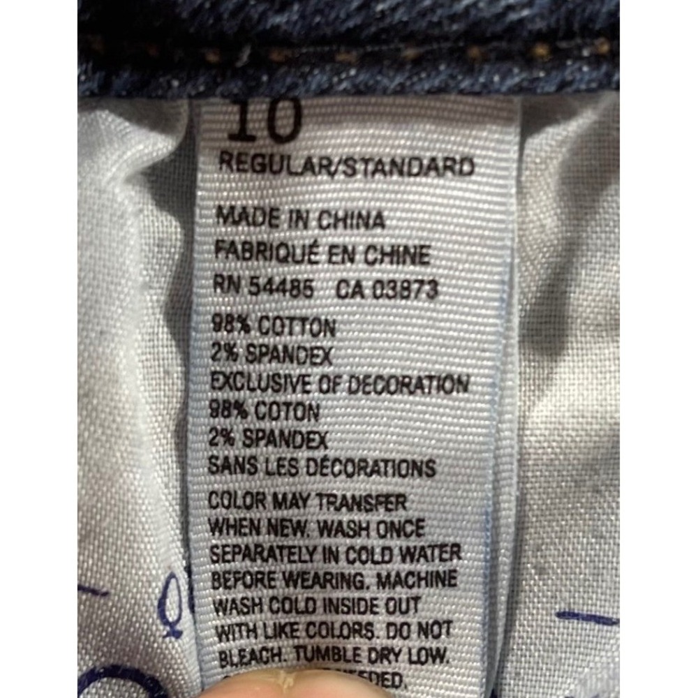 American‎ Eagle Jeans Women 10 Hi-Rise Skinny Stretch Blue - Picture 5 of 11